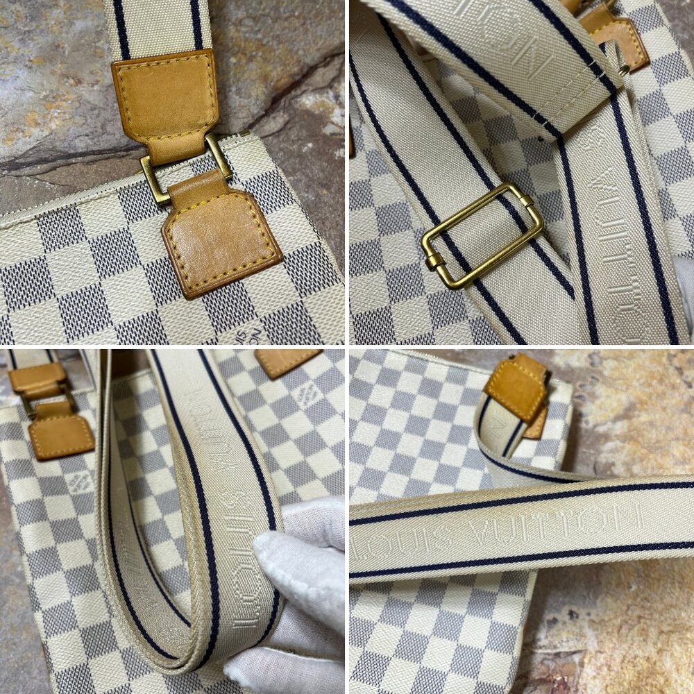 Louis Vuitton Bosphore Pochette Damier Azur Shoulder Bag - Picture 9 of 14